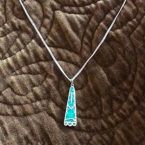 Sterling Silver & Turquoise Neclklace